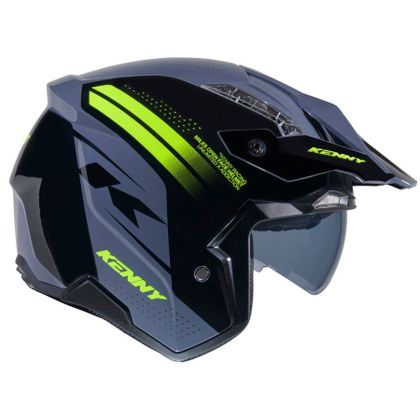 Casque trial Kenny MILES GRAPHIC 2025 - Gris
