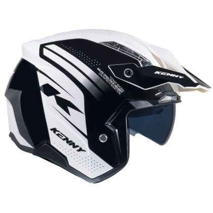 Kenny GRAPHIC MILES 2025 Trial-Helm - Schwarz