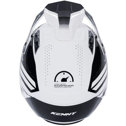 Kenny GRAPHIC MILES 2025 Trial-Helm - Schwarz