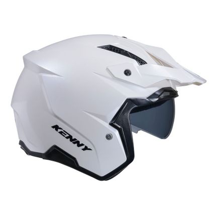 Casque trial Kenny MILES SOLID 2025 - Blanc