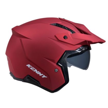 Casque trial Kenny MILES SOLID 2025 - Noir / Rouge