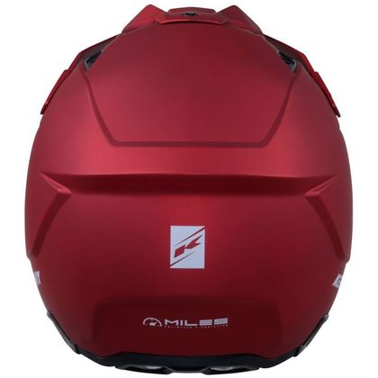 Casque trial Kenny MILES SOLID 2025 - Noir / Rouge