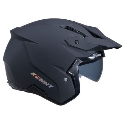Casque trial Kenny MILES SOLID 2025 - Noir