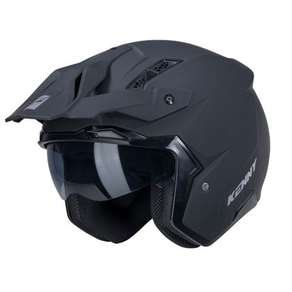 Casque trial Kenny MILES SOLID 2025 - Noir Ref : KE2567 
