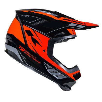 Kenny TITANIUM GRAPHIC 2025 Cross-Helm - Schwarz / Orange