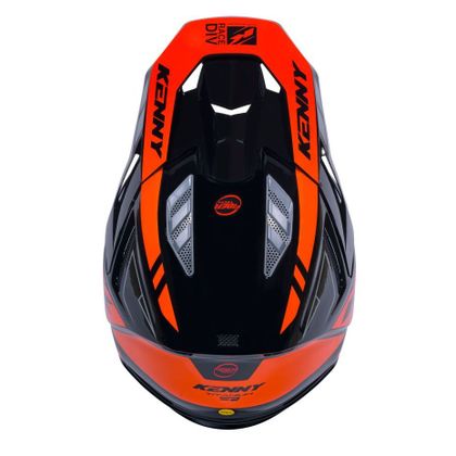 Kenny TITANIUM GRAPHIC 2025 Cross-Helm - Schwarz / Orange