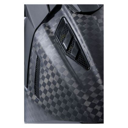 Casque cross Kenny TITANIUM CARBONE 2026 - Carbone / Gris