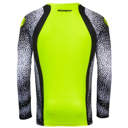 Kenny FORCE PIXEL 2025 Cross-Trikot - Weiß / Gelb