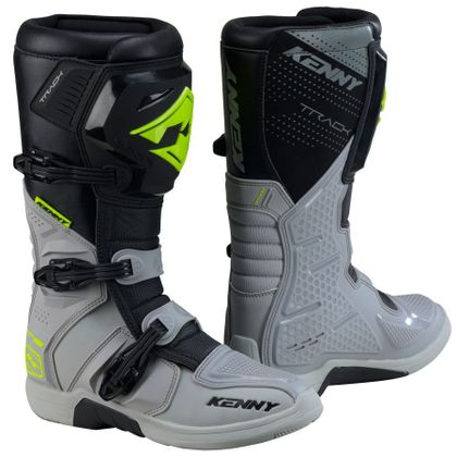 Bottes cross Kenny TRACK T2 2025 - Gris / Jaune Ref : KE2930 