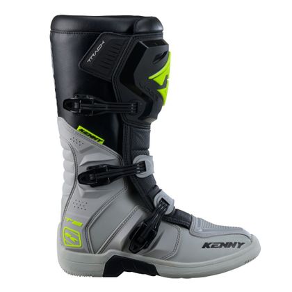 Bottes cross Kenny TRACK T2 2025 - Gris / Jaune