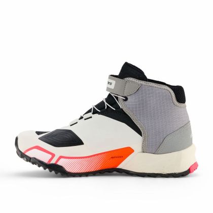Baskets Moto Alpinestars CR-X WOMEN'S DRYSTAR - Blanc / Rose