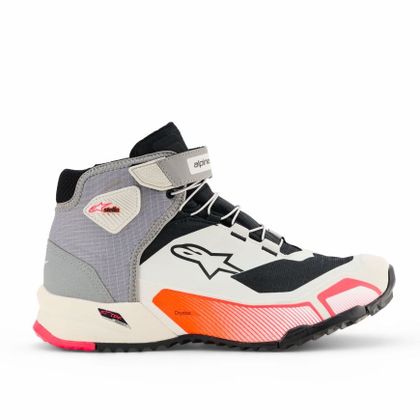 Baskets Moto Alpinestars CR-X WOMEN'S DRYSTAR - Blanc / Rose