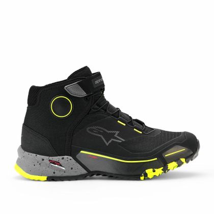 Alpinestars CR-X DRYSTAR Motorbike trainers - Black / Yellow