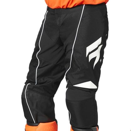 Pantalón de motocross Shift WHITE LABEL ROKR BLACK / WHITE 2021 - Negro Ref : SHF0503 