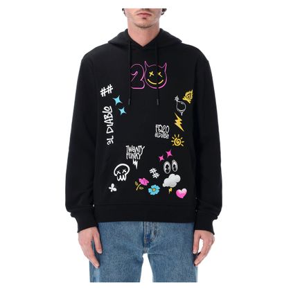 Kenny FABIO QUARTARARO 20 LE MANS Sweater - Zwart / Veelkleurig Ref: KE3264 