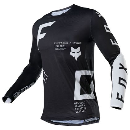 Camiseta de motocross Fox FLEXAIR - RIGZ - BLACK 2023 Ref : FX2931 