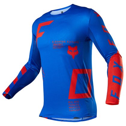 Camiseta de motocross Fox FLEXAIR - RIGZ - BLUE 2021 - Azul Ref : FX2933 
