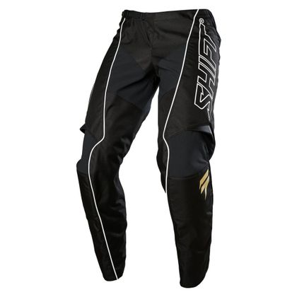 Pantalón de motocross Shift VEGA SPECIAL EDITION - WHITE LABEL - BLACK GOLD 2021 Ref : SHF0584 