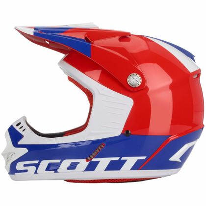 Casco de motocross Scott 350 PRO KID - ROJO AZUL -