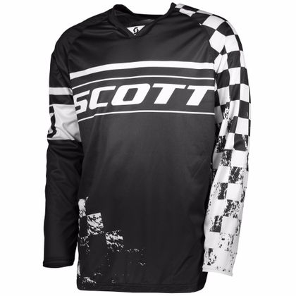 Maglia da cross Scott 350 TRACK - NERO BIANCO - 2018 Ref : SCO0879 