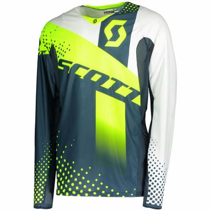 Camiseta de motocross Scott 450 ANGLED - AZUL AMARILLO - 2018 Ref : SCO0861 