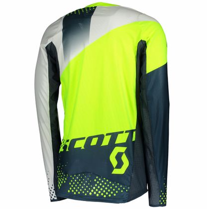 Camiseta de motocross Scott 450 ANGLED - AZUL AMARILLO - 2018