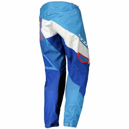 Pantaloni da cross Scott 350 DIRT - BLU BIANCO - 2018