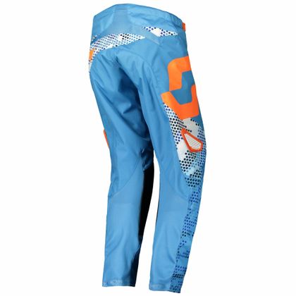 Pantaloni da cross Scott 350 RACE - BLU ARANCIONE - 2018