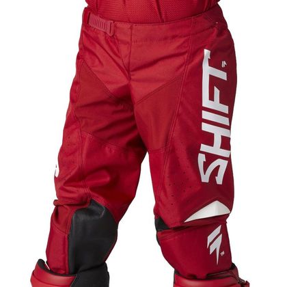 Pantalón de motocross Shift WHITE LABEL TRAC RED NIÑO - Rojo Ref : SHF0529 