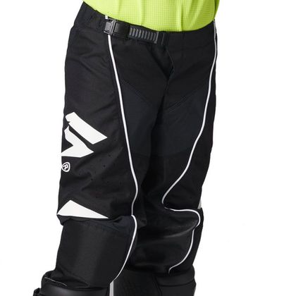 Pantalón de motocross Shift WHITE LABEL ROKR BLACK / WHITE NIÑO 2021 - Negro Ref : SHF0505 