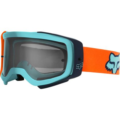 Masque cross Fox AIRSPACE - VOKE PC - AQUA 2021 - Bleu / Orange