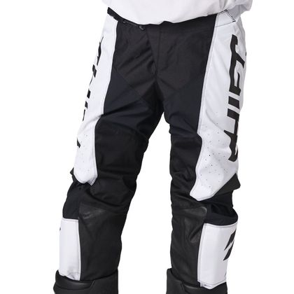 Pantalón de motocross Shift WHITE LABEL TRAC WHITE / BLACK 2021 Ref : SHF0544 