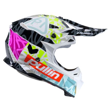 Pull-in GRAPHIC + TRASH 2025 Cross-Helm - Mehrfarbig