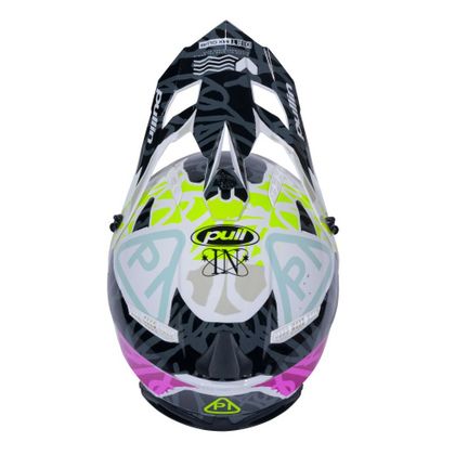 Pull-in GRAPHIC + TRASH 2025 Cross-Helm - Mehrfarbig