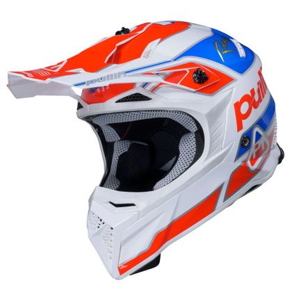 Pull-in GRAPHIC + TEAM 2025 Cross-Helm - Rot / Blau Ref : PUL0631 