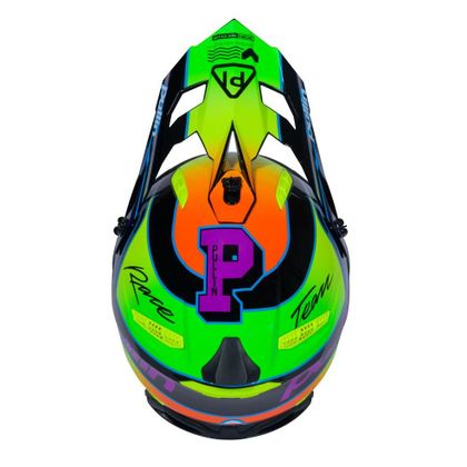 Pull-in GRAPHIC + TEAM 2025 Crosshelm - Veelkleurig