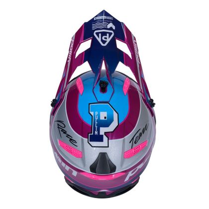 Pull-in GRAPHIC + KID TEAM 2025 Crosshelm - Grijs