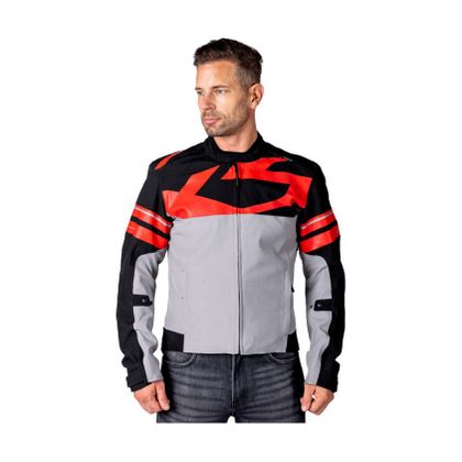 Blouson Moto IXS RAPID-STX 2.2 - Gris / Rouge