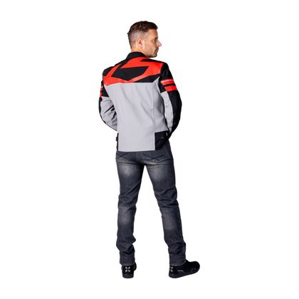 Blouson Moto IXS RAPID-STX 2.2 - Gris / Rouge