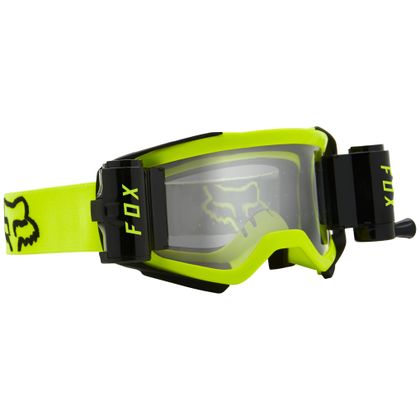 Masque cross Fox AIRSPACE - STRAY - ROLL OFF - YELLOW FLUO 2021 Ref : FX2877 / 26566-130-OS 