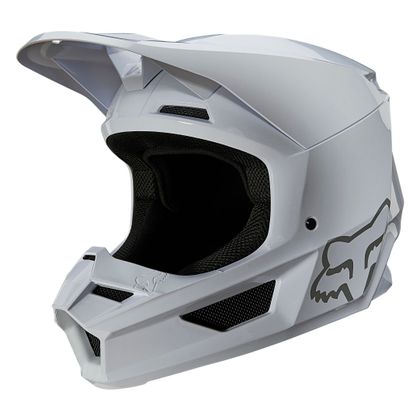 Casco de motocross Fox V1 PLAIC - WHITE - GLOSSY 2023