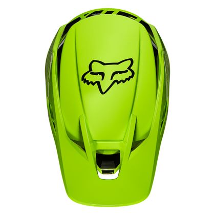 Fox V3 RS PSYCOSIS - FLUO YELLOW 2023 Cross-Helm - Gelb