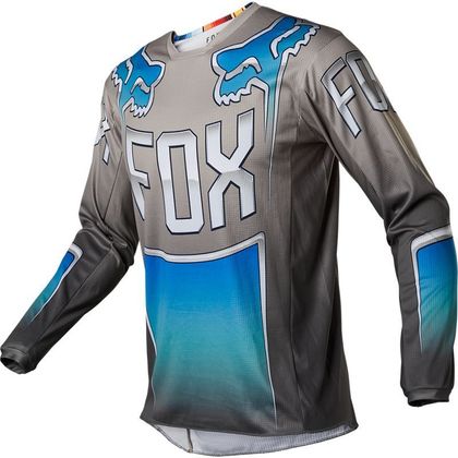 Camiseta de motocross Fox 180 CNTRO - BLUE GREY 2023 - Azul / Gris