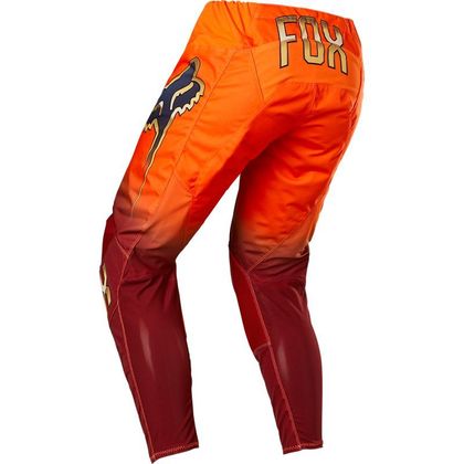 Pantalon cross Fox YOUTH 180 CNTRO - FLUO ORANGE - Orange / Noir