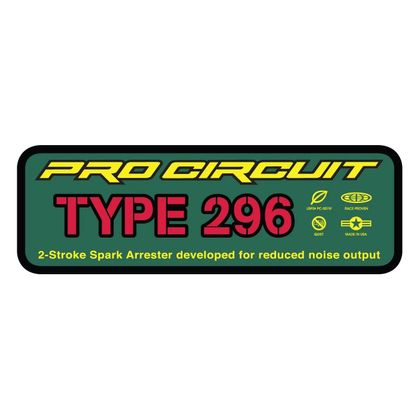 Stickers Pro Circuit TYPE 296 Universel