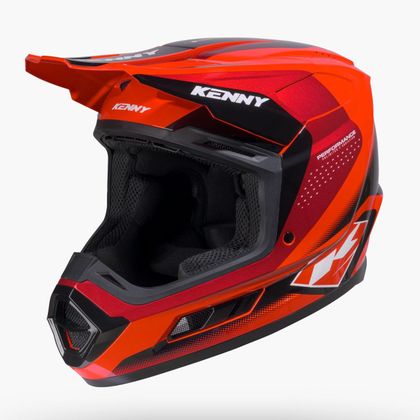 Casque cross Kenny PERFORMANCE GRAPHIC RACING 2026 - Noir / Rouge Ref : KE3060 