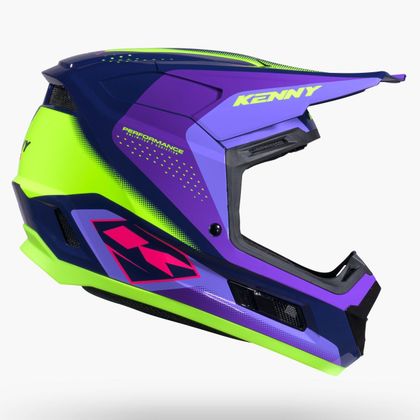 Casque cross Kenny PERFORMANCE GRAPHIC RACING 2026 - Violet / Noir