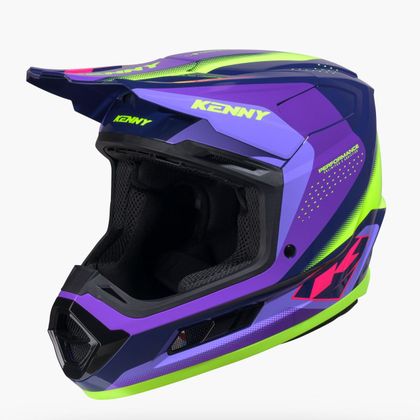 Casque cross Kenny PERFORMANCE GRAPHIC RACING 2026 - Violet / Noir Ref : KE3059 
