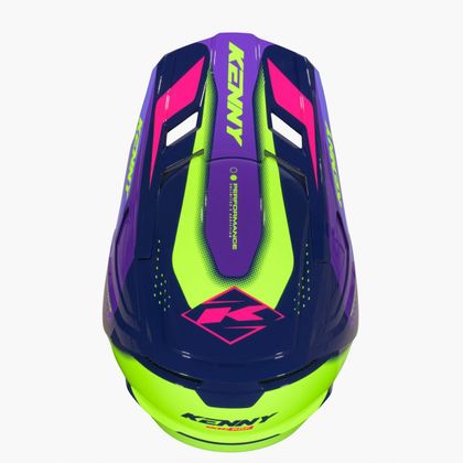Casque cross Kenny PERFORMANCE GRAPHIC RACING 2026 - Violet / Noir
