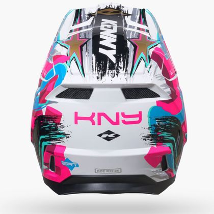 Cască cross Kenny PERFORMANCE GRAPHIC + STAR 2027 - Multicolor / Alb